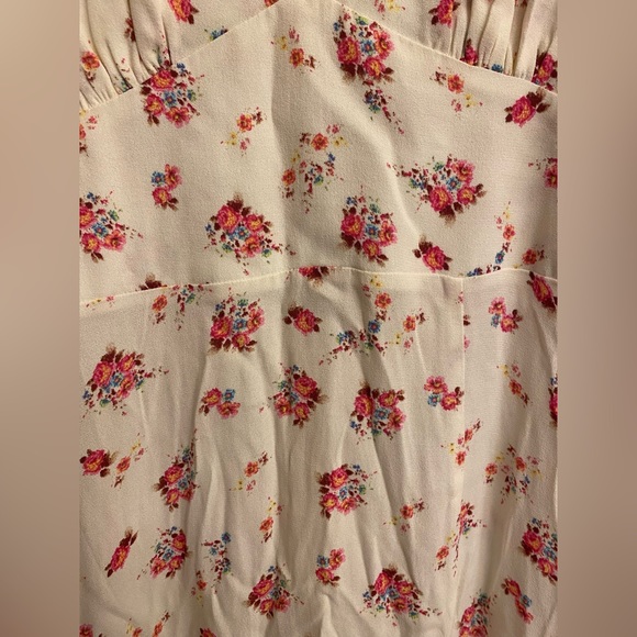 NWT AFRM Zelda Dress in Blanc Blush Floral - Picture 9 of 10